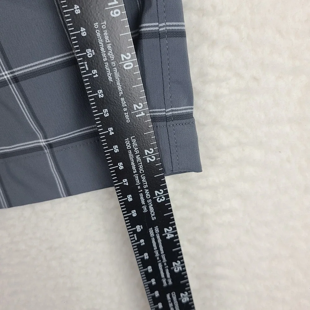 Nike Shorts Mens 34‎ Dark Gray Check 12